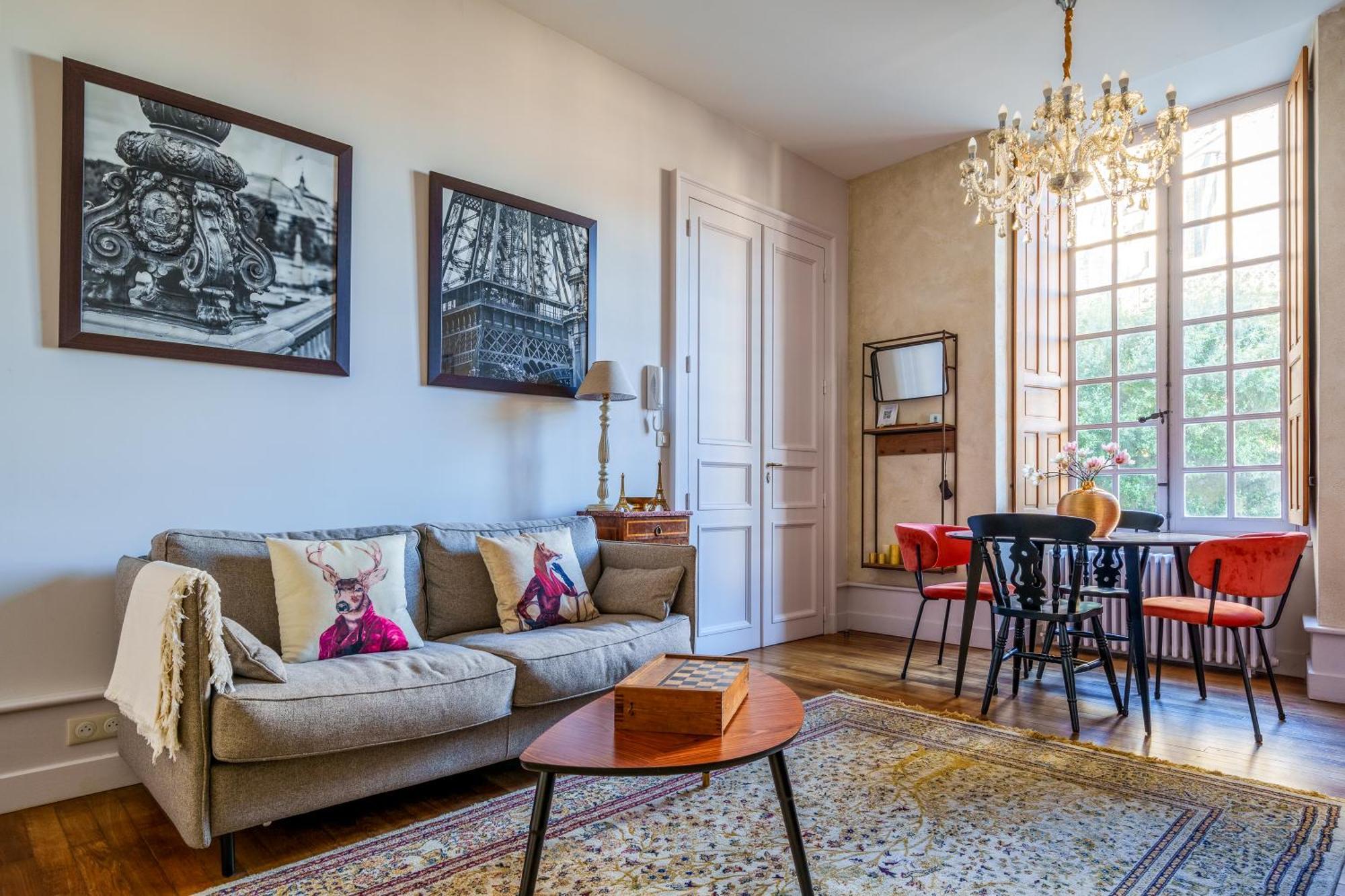 Appartement Raffine Vue Cathedrale, Jardin, Wifi Tours Eksteriør billede